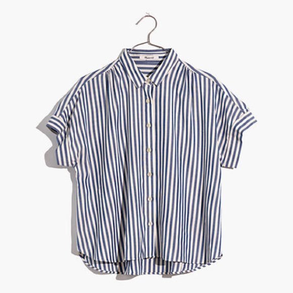 Madewell Tops - Madewell Hilltop Shirt in Savin Stripe